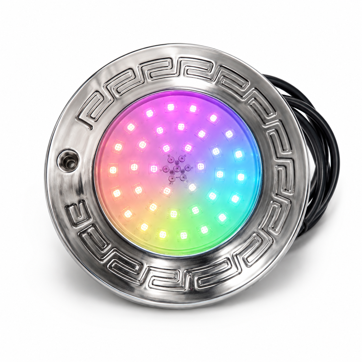6 inch LED pool light replacement for Pentair IntelliBrite, front view