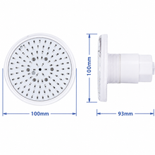 Micro 1.5 Inch Spa and Step Light - Small 100mm Face — angled view showing LED lens detail