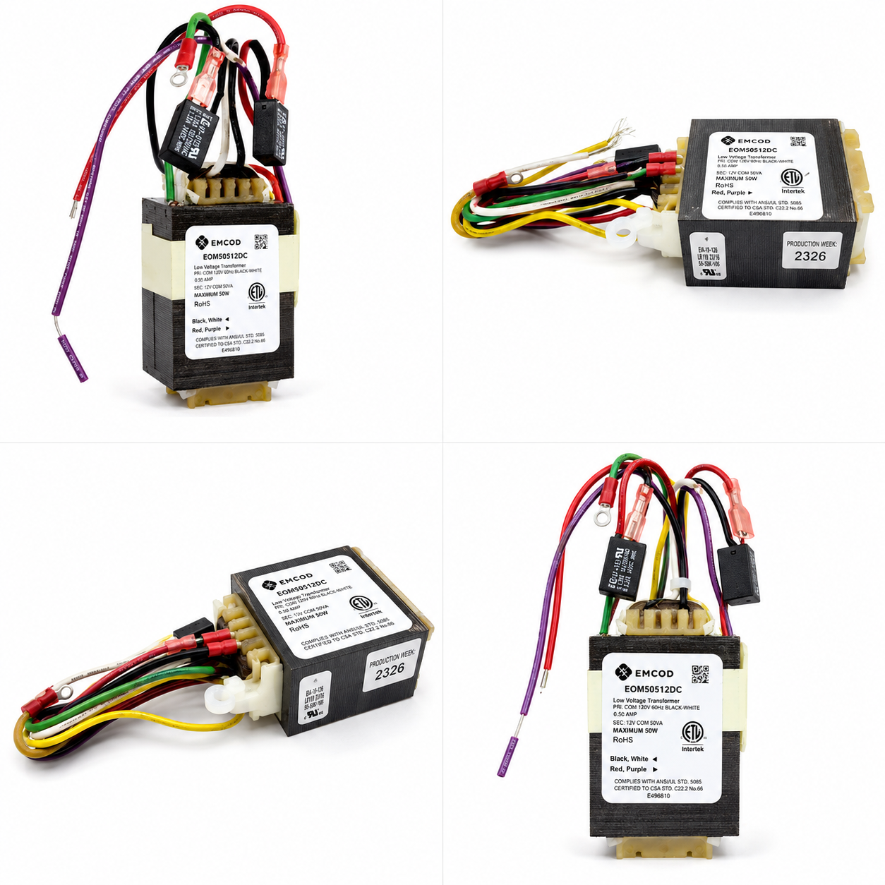 12VAC Power Transformer 50W