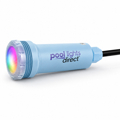 1.5 inch nicheless LED replacement pool light with soft-glow diffuser lens