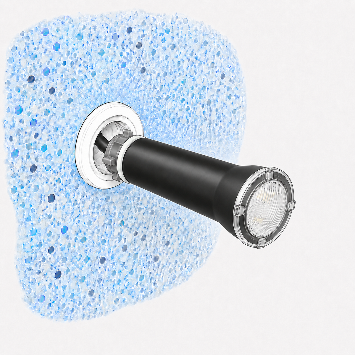 Pentair GloBrite compatible 1.5 inch LED pool light replacement