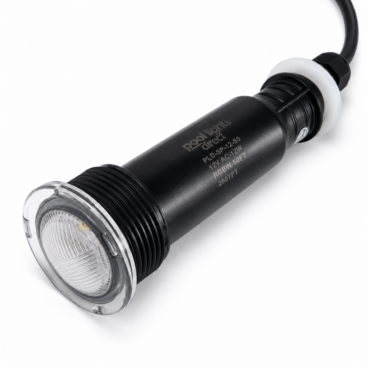 LED Upgraded Pool Light Replacement for Pentair GloBrite 1.5 Inch — size and wattage comparison