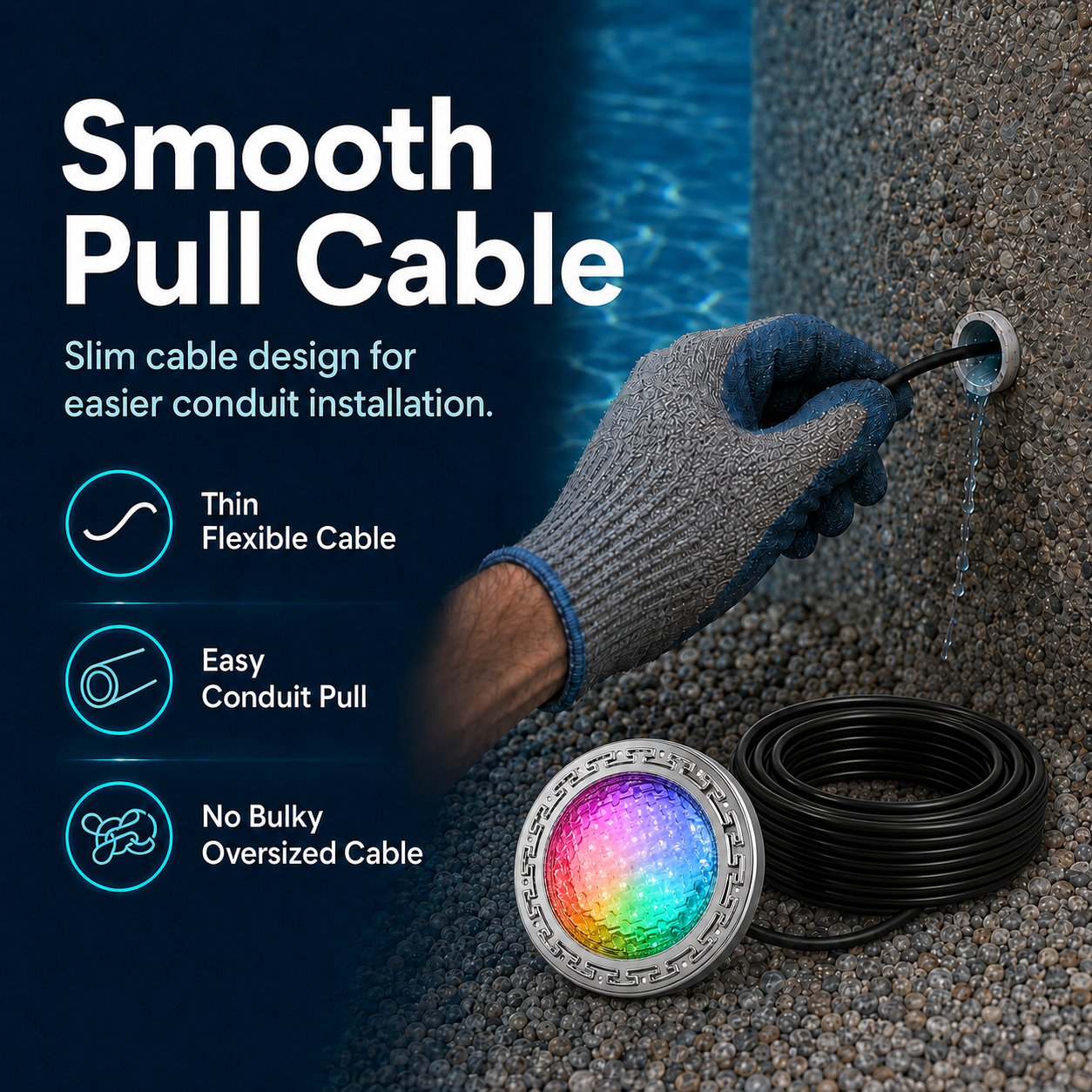 LED Pool Light Replacement for 10 Inch Niche