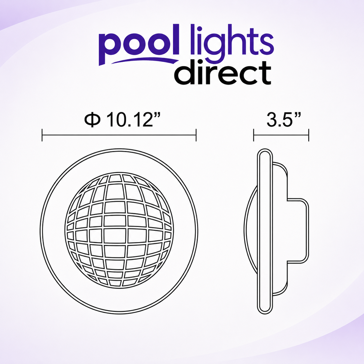 LED Pool Light Replacement for 10 Inch Niche