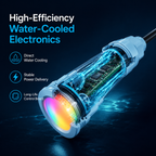 Drop-in 1.5 inch nicheless LED pool light replacement for Pentair, Hayward, and Jandy