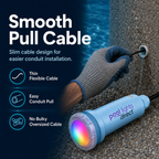 Color-changing RGBW LED pool light replacement with 13 color modes