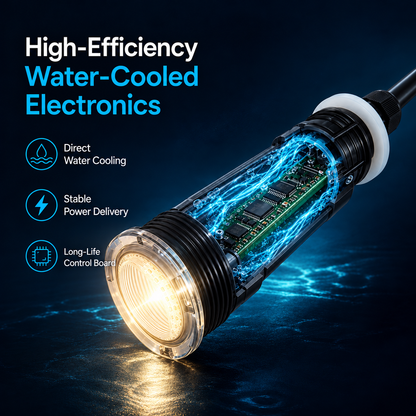 1.5 inch white LED pool light replacement for Pentair GloBrite and Jandy WaterColors, photo 7
